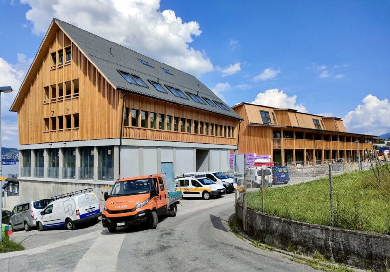 Neubau Studenten Wohnhäuser in Wädenswil ZH
